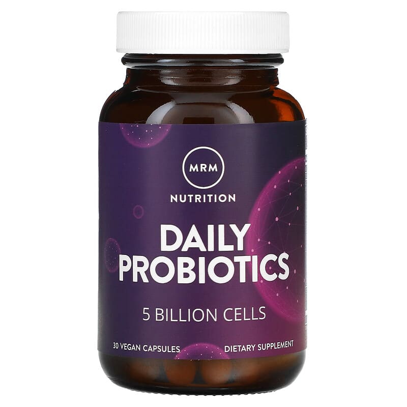 MRM Nutrition Daily Probiotics 5 Billion Cells 30 Vegan Capsules 1 MRM Nutrition Daily Probiotics 5 Billion Cells 30 viên 609492310460