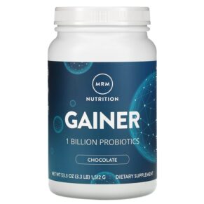 MRM Nutrition Gainer Chocolate 1 Billion Probiotics 3.3 lb (1.512 g) 609492730046