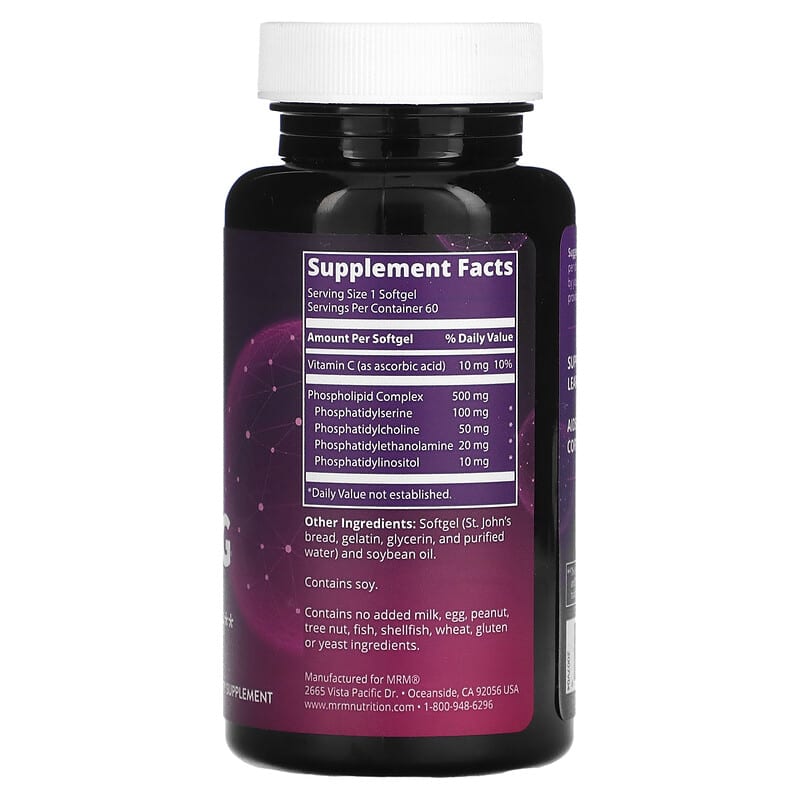 MRM Nutrition PS 100 mg 60 Softgels 8 Thành phần vi chất MRM Nutrition PS 100 mg 60 viên 609492560100