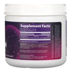 MRM Nutrition Relax-All Magnesium Raspberry Infused Dragon Fruit 8 oz (226 g) 609492300515
