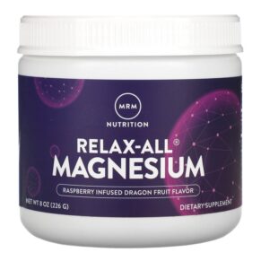 MRM Nutrition Relax-All Magnesium Raspberry Infused Dragon Fruit 8 oz (226 g) 609492300515