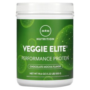 MRM Nutrition Veggie Elite Performance Protein Chocolate Mocha 1.22 lb (555 g) 609492722669
