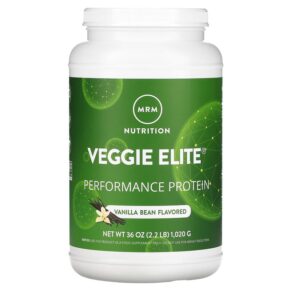 MRM Nutrition Veggie Elite Performance Protein Vanilla Bean 2.2 lb (1.020 g) 609492722256