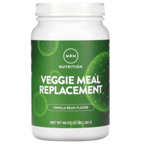 MRM Nutrition Veggie Meal Replacement Vanilla Bean 3 lbs (1.361 g) 609492720443