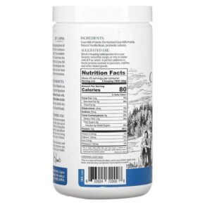 Mt. Capra Caprotein Fermented Goat-Milk Protein Vanilla Bean 1 lb (453 g) 633924720008