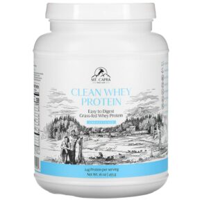 Mt. Capra Clean Whey Protein Unsweetened 16 oz (453 g) 633924720060
