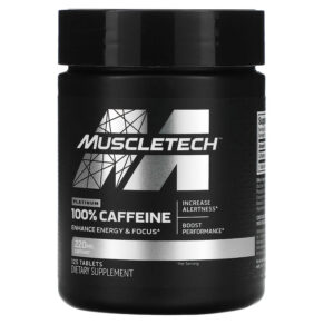 MuscleTech Platinum 100% Caffeine 220 mg 125 viên 631656609394