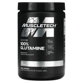 MuscleTech Platinum 100% Glutamine Unflavored 5 g 10.58 oz (300 g) 631656705706