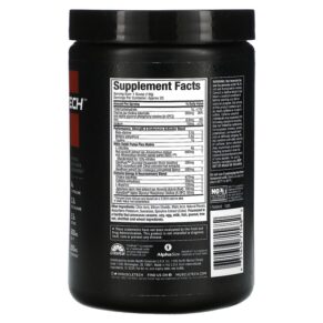 MuscleTech Shatter Pre-Workout Sour Blue Razz 12.82 oz (363 g) 631656715682