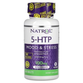 Natrol 5-HTP Time Release Extra Strength 100 mg 45 viên 047469052287