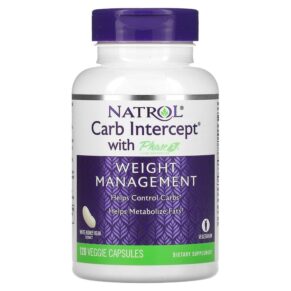 Natrol Carb Intercept + Phase 2 Carb Controller 120 viên 047469042912