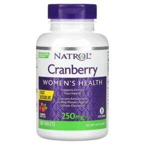 Natrol Cranberry Fast Dissolve Cranberry 125 mg 120 viên 047469063306