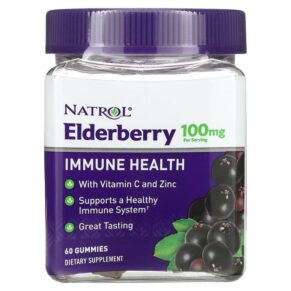 Natrol Elderberry Immune Health 50 mg 60 viên 047469077594