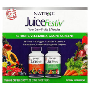 Natrol JuiceFestiv 2 Bottles 60 viên 047469053031