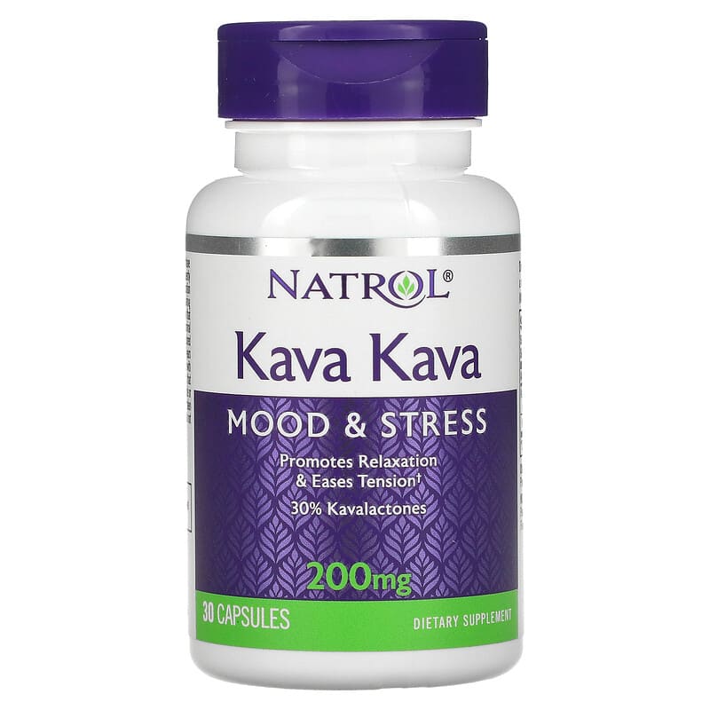 Natrol Kava Kava 200 mg 30 Capsules 1 Natrol Kava Kava 200 mg 30 viên 047469009496