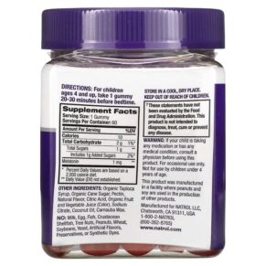 Natrol Kids Melatonin Ages 4+ Berry 60 Gummies 3 Natrol Kids Melatonin Ages 4+ Berry 60 Gummies 047469076924