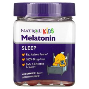 Natrol Kids Melatonin Ages 4+ Berry 60 viên 047469076924