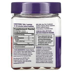 Natrol Melatonin Sleep Strawberry 5 mg 90 Gummies 047469073329