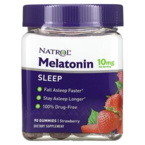 Natrol Melatonin Strawberry 5 mg 90 viên 047469073312