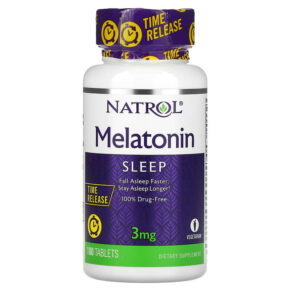 Natrol Melatonin Time Release 3 mg 100 viên 047469004583