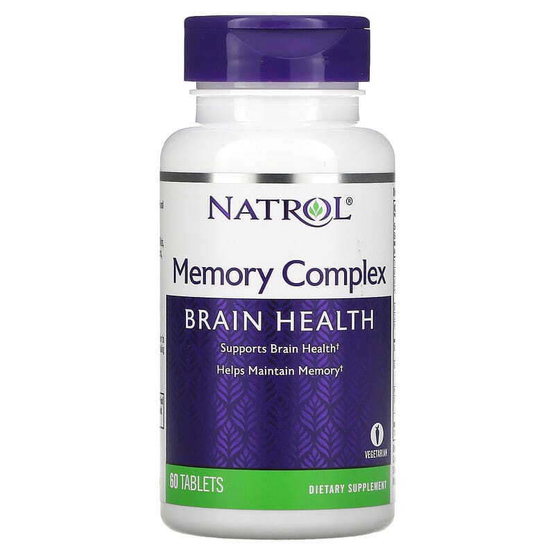 Natrol Memory Complex Brain Health 60 Tablets 1 Natrol Memory Complex Brain Health 60 viên 047469077976