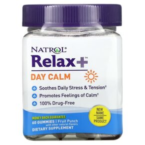 Natrol Relax+ Day Calm Fruit Punch 60 viên 047469076351