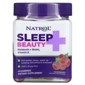 Natrol Sleep + Beauty Raspberry 60 viên 047469077815
