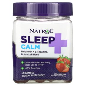 Natrol Sleep + Calm Strawberry 60 viên 047469077792