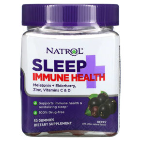 Natrol Sleep + Immune Health Berry 50 viên 047469077808