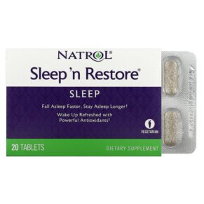 Natrol Sleep 'n Restore 20 viên 047469005023