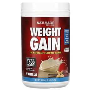 Naturade Weight Gain Vanilla 2.5 lb (1.2 kg) 079911026638