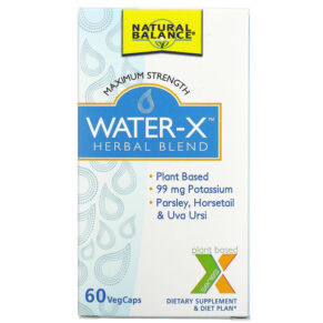 Natural Balance Water-X Herbal Blend Maximum Strength 60 viên 047868712171