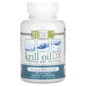 Natural Dynamix (NDX) Krill Oil DX Premium DHA & EPA 500 mg 60 viên 761584262634