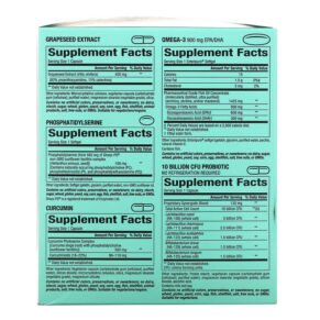 Natural Factors 3 Brains Total 30 Convenient Cello Packs 068958030593