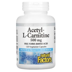 Natural Factors Acetyl-L-Carnitine 500 mg 120 viên 068958028064