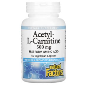 Natural Factors Acetyl-L-Carnitine 500 mg 60 viên 068958028002