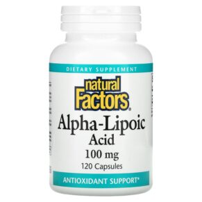 Natural Factors Alpha-Lipoic Acid 100 mg 120 viên 068958020969