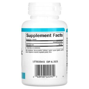 Natural Factors Alpha-Lipoic Acid 100 mg 60 Capsules 068958020952