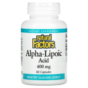 Natural Factors Alpha-Lipoic Acid 400 mg 60 viên 068958021010