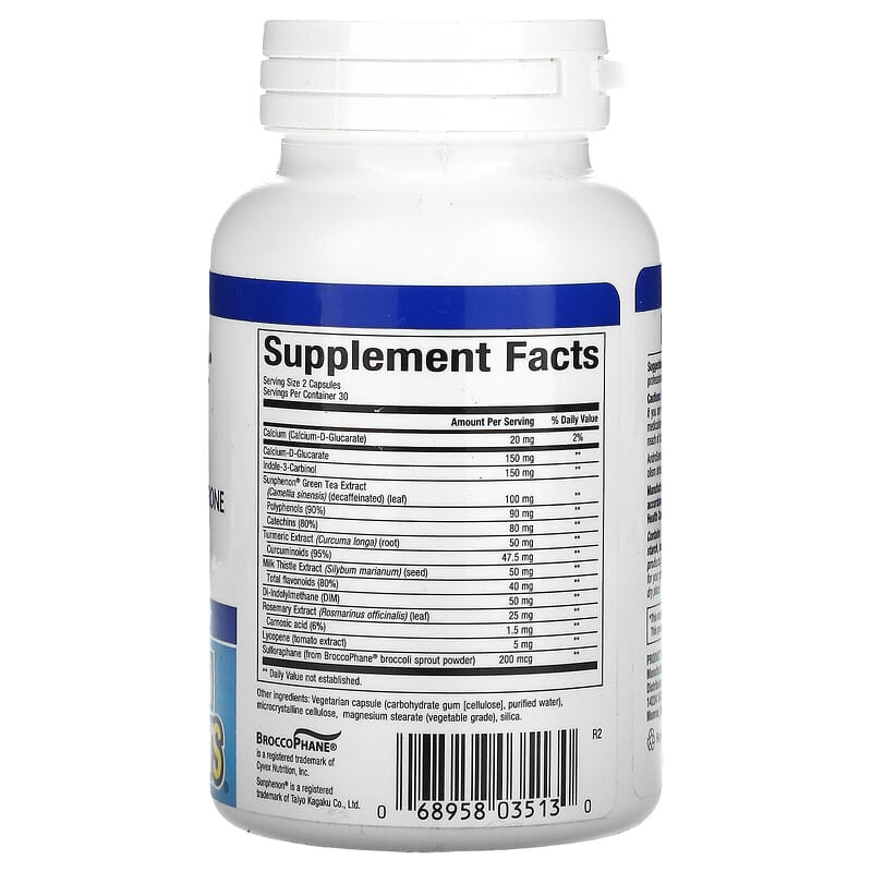 Natural Factors AndroSense T-Correct 60 Vegetarian Capsules 8 Thành phần vi chất Natural Factors AndroSense T-Correct 60 viên 068958035130