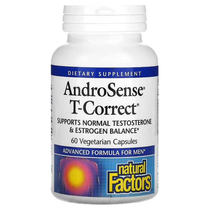 Natural Factors AndroSense T-Correct 60 Vegetarian Capsules 1 Natural Factors AndroSense T-Correct 60 viên 068958035130