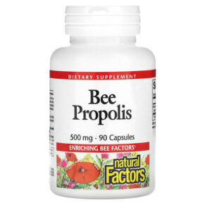 Natural Factors Bee Propolis 500 mg 90 viên 068958031613