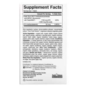 Natural Factors BioCoenzymated Methylfolate 1.000 mcg 60 Quick Melt Tablets 3 Natural Factors BioCoenzymated Methylfolate 1.000 mcg 60 Quick Melt Tablets 068958012414