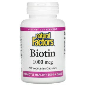 Natural Factors Biotin 1.000 mcg 90 viên 068958012612