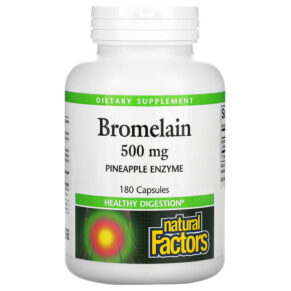 Natural Factors Bromelain 500 mg 180 viên 068958017365