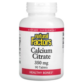 Natural Factors Calcium Citrate 350 mg 90 viên 068958016115