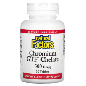 Natural Factors Chromium GTF Chelate 500 mcg 90 viên 068958016306