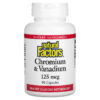 Natural Factors Chromium & Vanadium 125 mcg 90 viên 068958016351