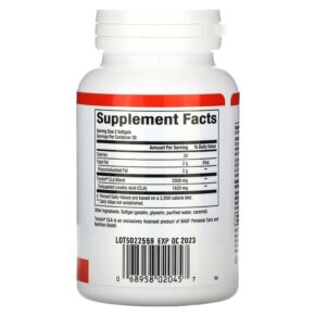 Natural Factors CLA 1.000 mg 60 Softgels 068958020457