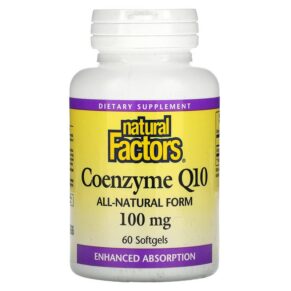 Natural Factors Coenzyme Q10 100 mg 60 viên 068958020716